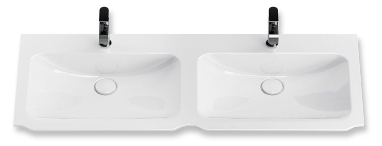 Serie CREA.flex Doppelwaschtisch