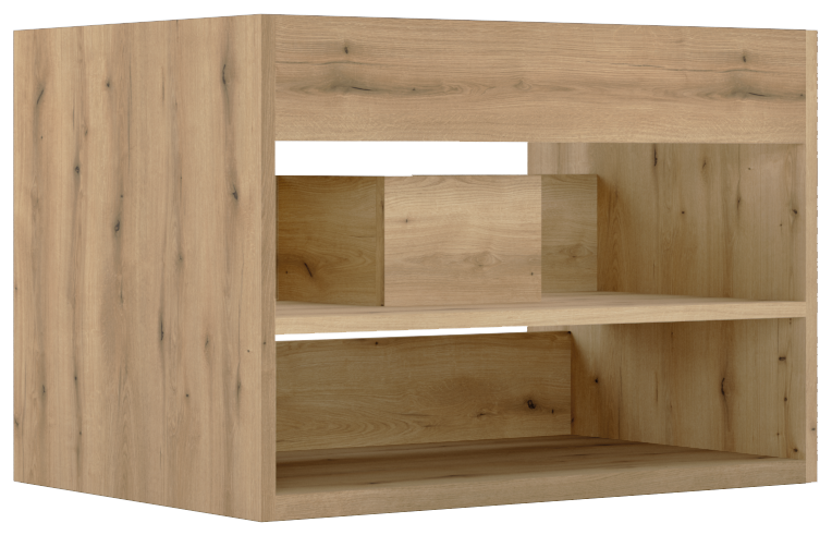 4Choice Waschtischunterschrank offen mit Ablage