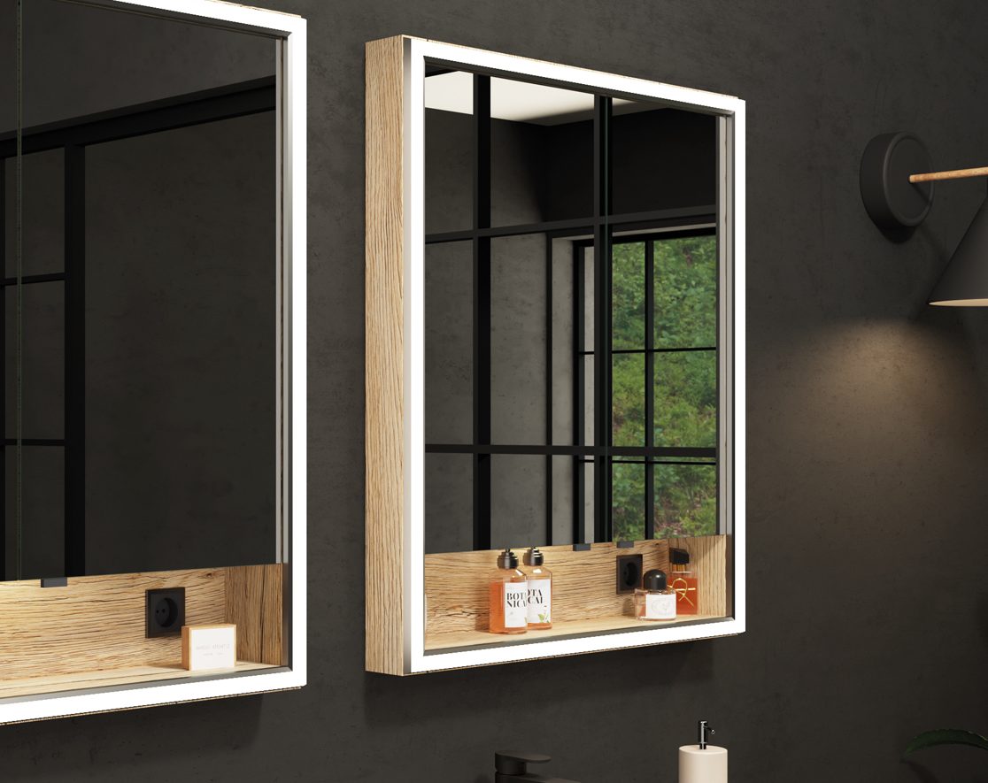 Ab in die Wand, Spiegelschrank