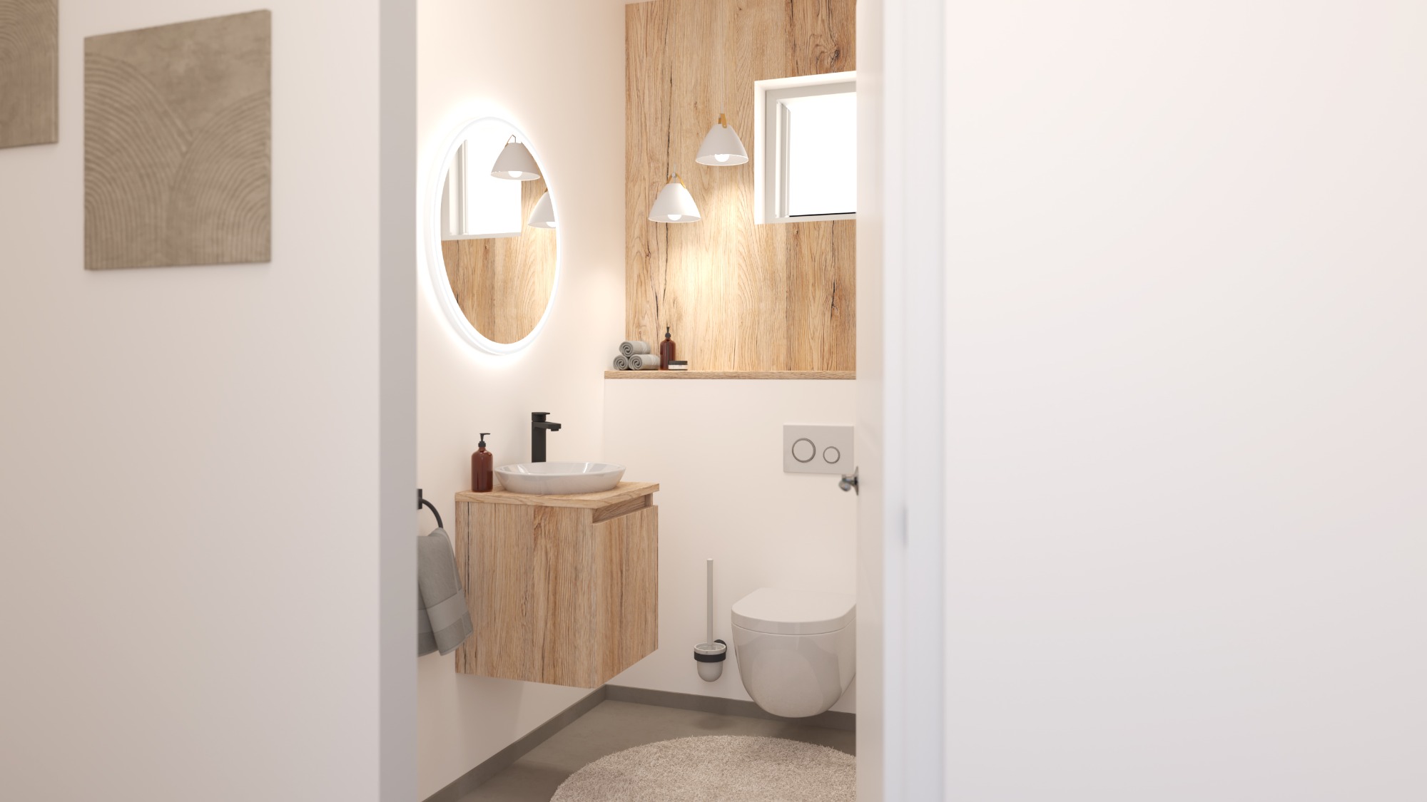 Helle Materialien und offen gestaltet Helle Materialien und offen gestaltet
