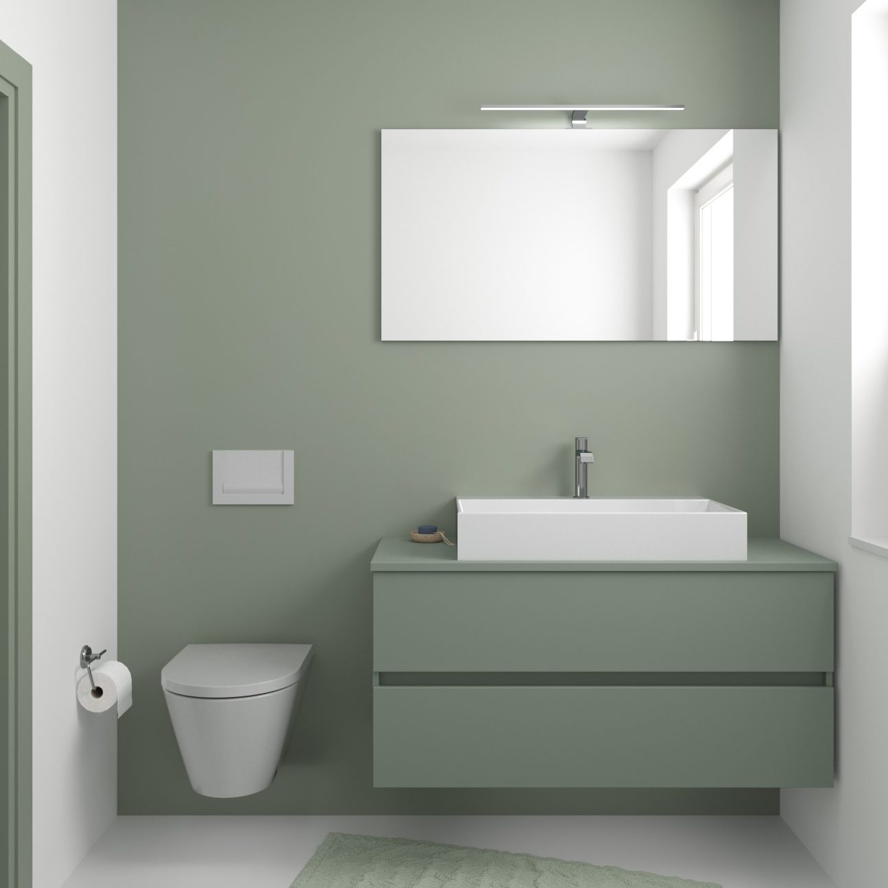 Badmöbem Mix2Match in Reedgreen