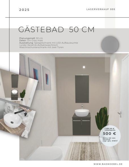 Gästebad 50 cm Gästebad 50 cm
