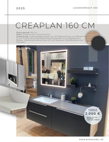 CREA.plan - 160 cm CREA.plan - 160 cm