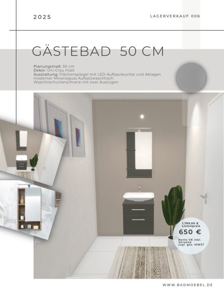 Gästebad 50 cm Gästebad 50 cm