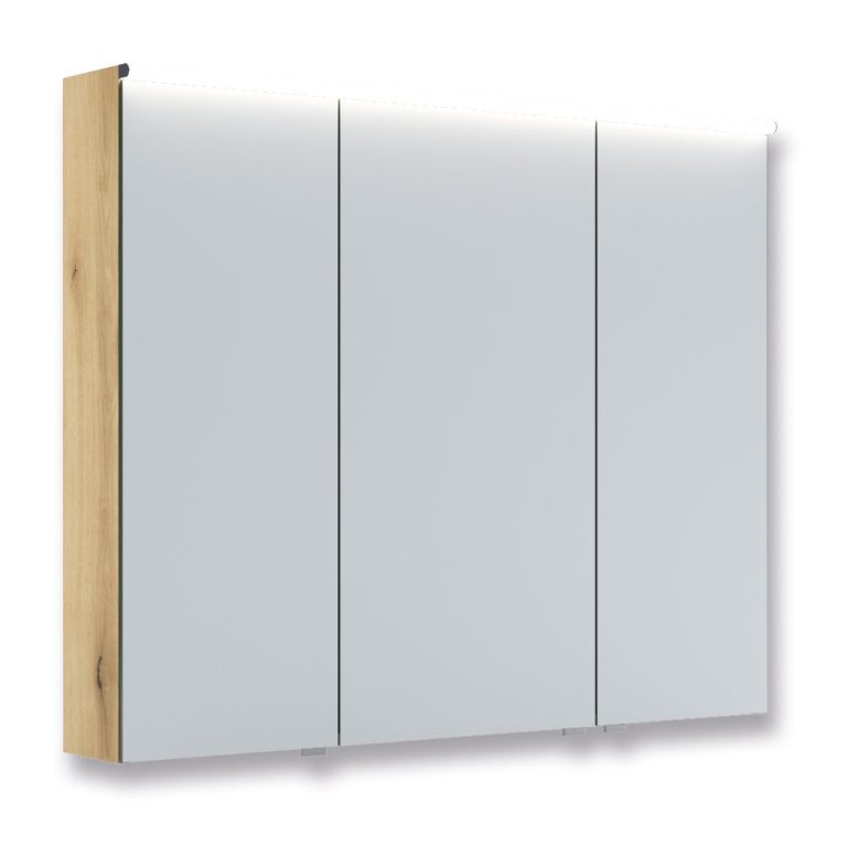 Spiegelschrank mit LED-Profil zur Planung